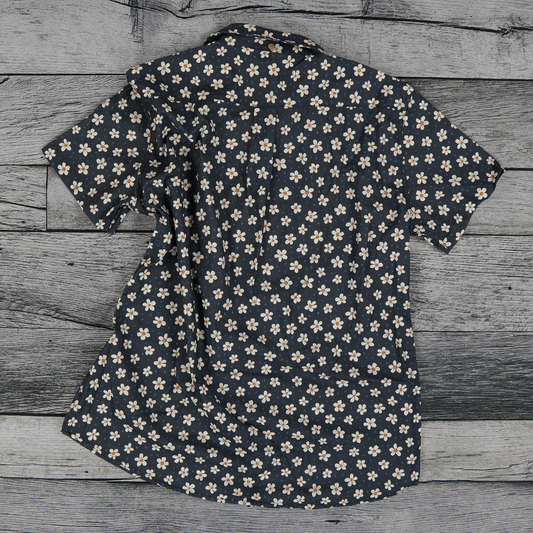 Midnight Sakura Button-Up Shirt