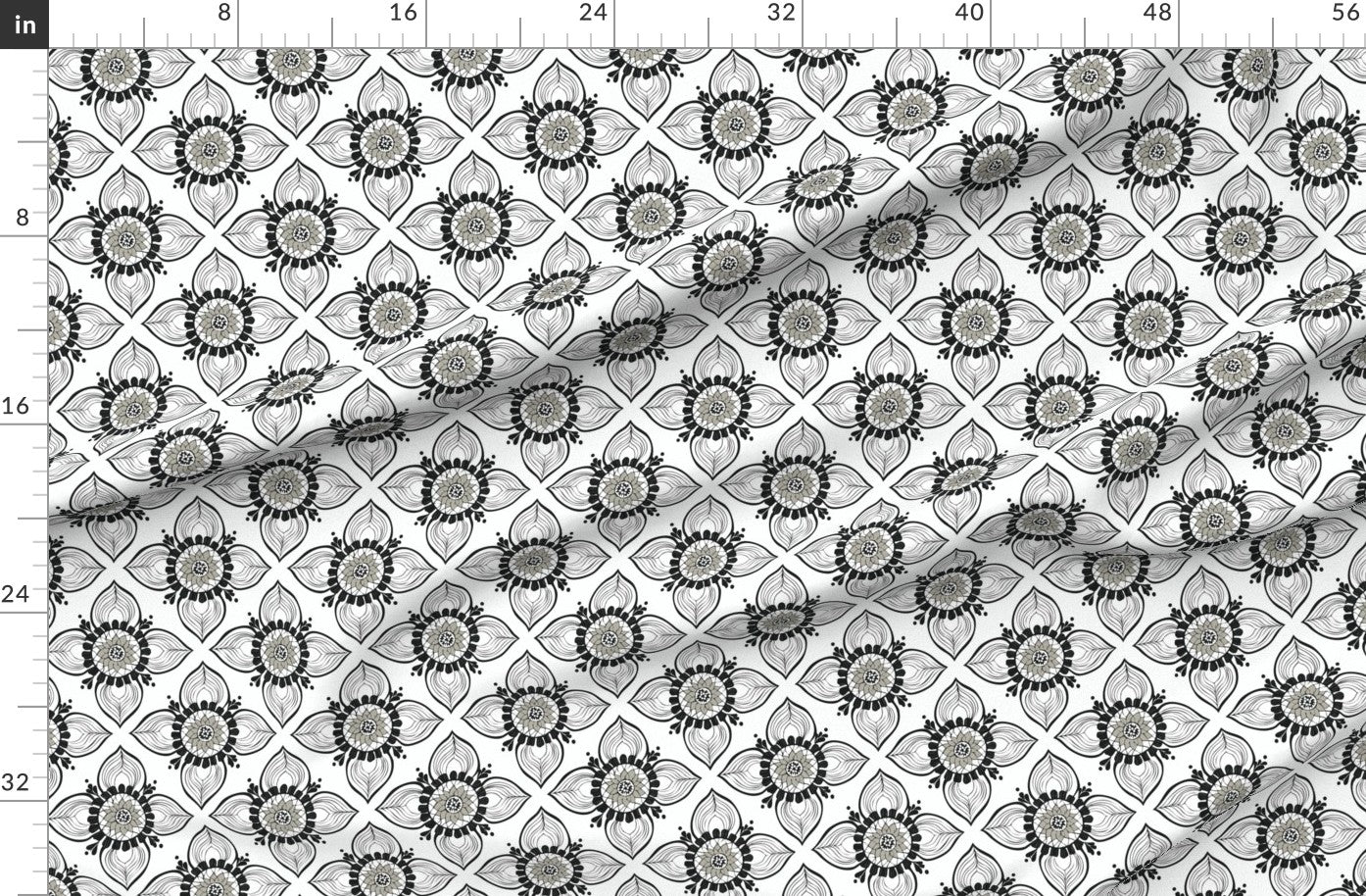 Orchid Grid Fabric
