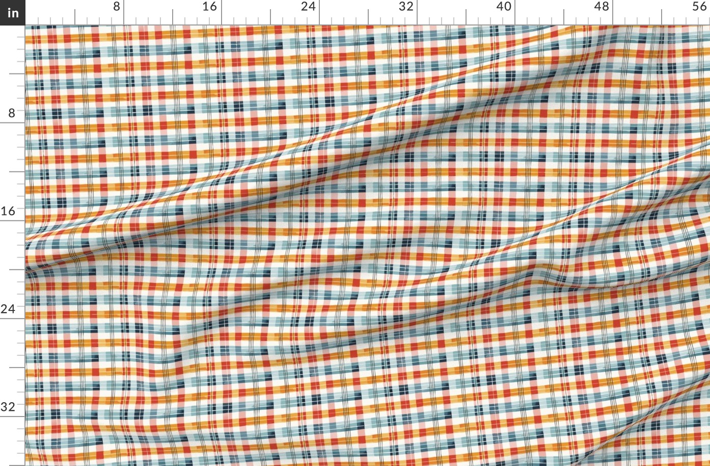 Otis Plaid Stripe Fabric