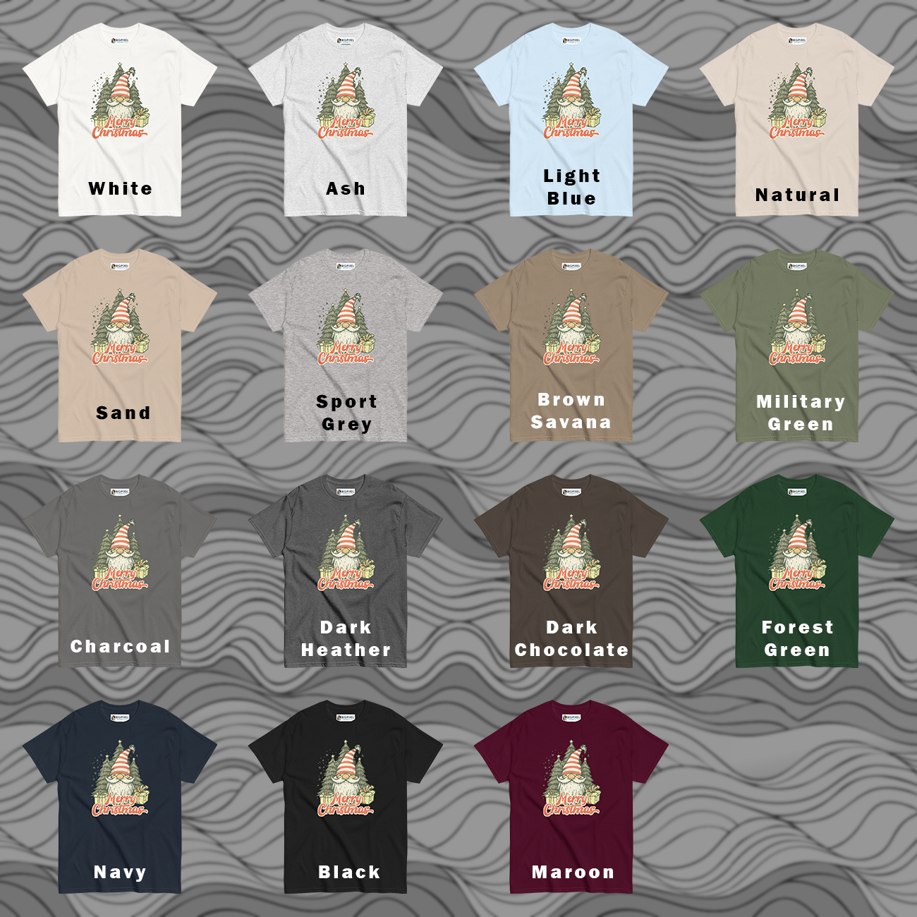 Christmas Gnome Unisex T-Shirt Fun Holiday Style for Men & Women