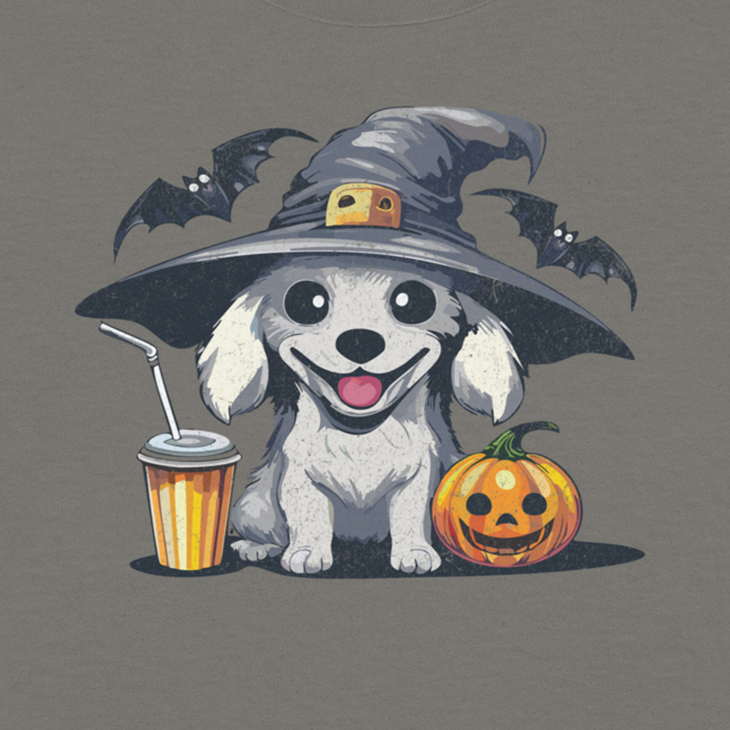 Pumpkin Pup Youth Halloween Classic T-Shirt for Boys and Girls