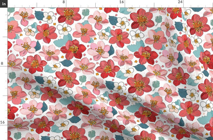 Roselle Mist Fabric