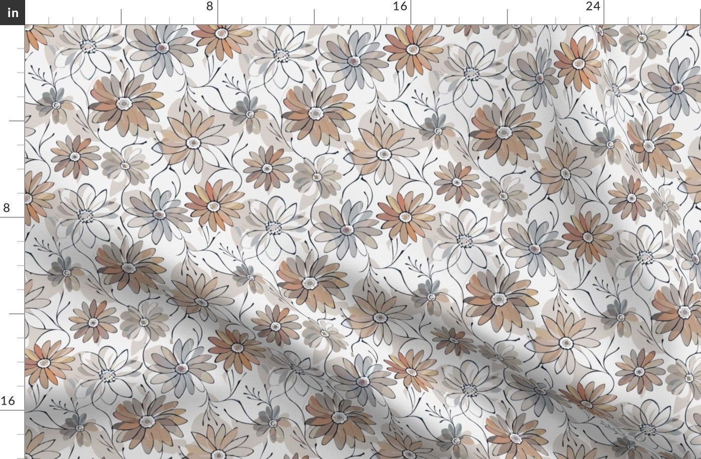 Rustleaf Sketch Fabric