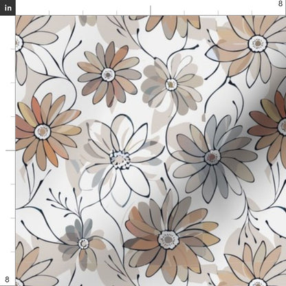 Rustleaf Sketch Fabric