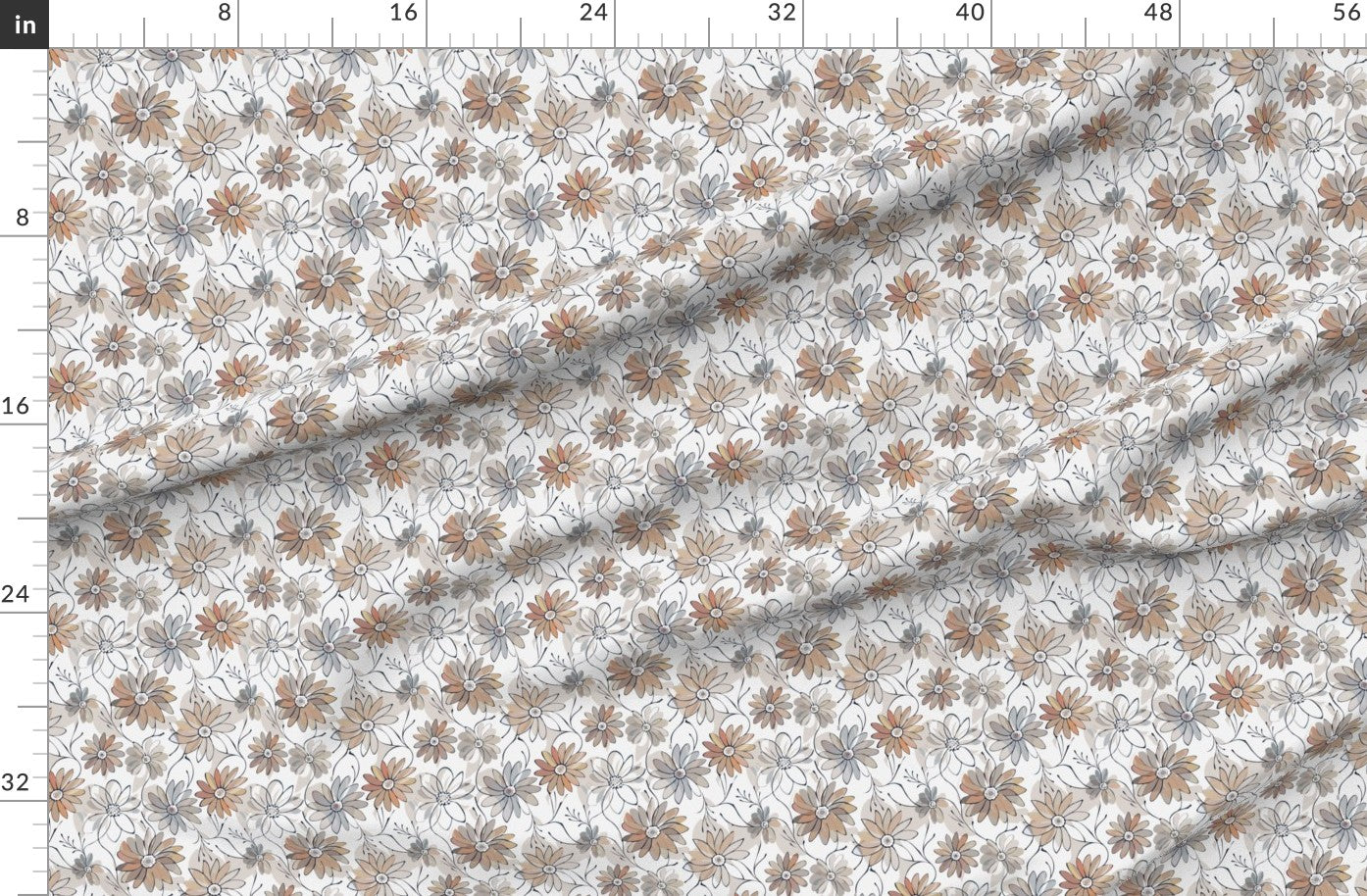 Rustleaf Sketch Fabric