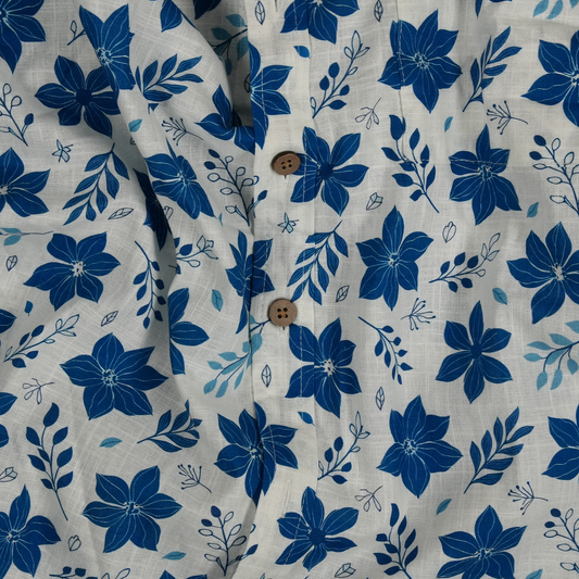 Scattered Florals Button-Up Shirt