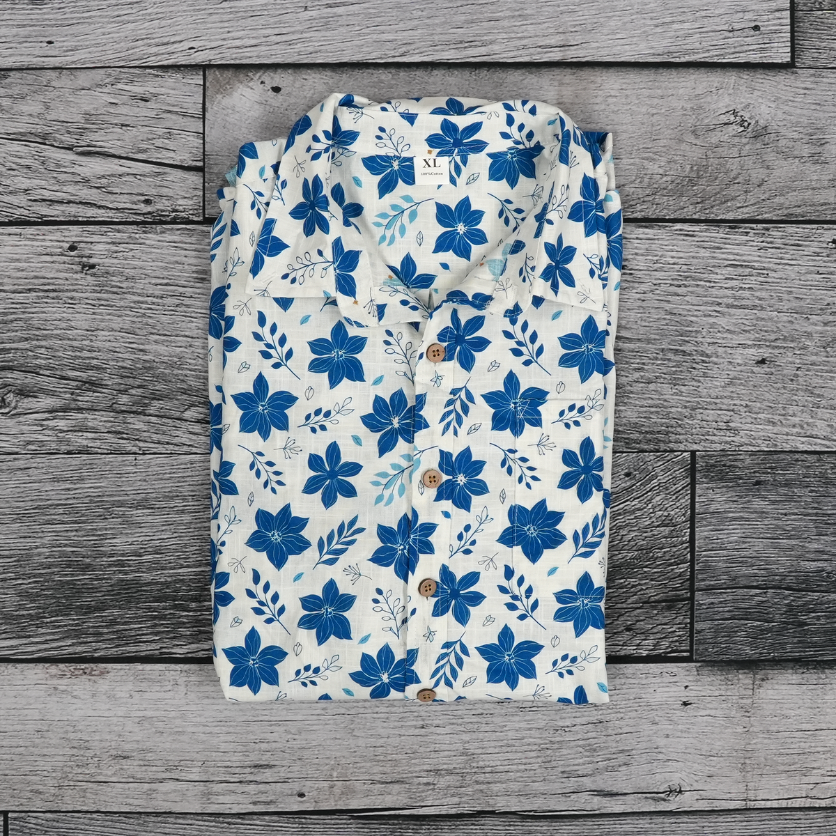 Scattered Florals Button-Up Shirt