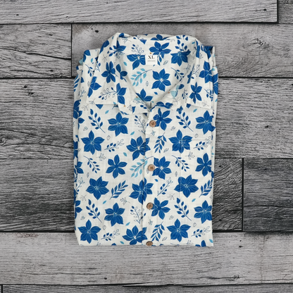 Scattered Florals Button-Up Shirt