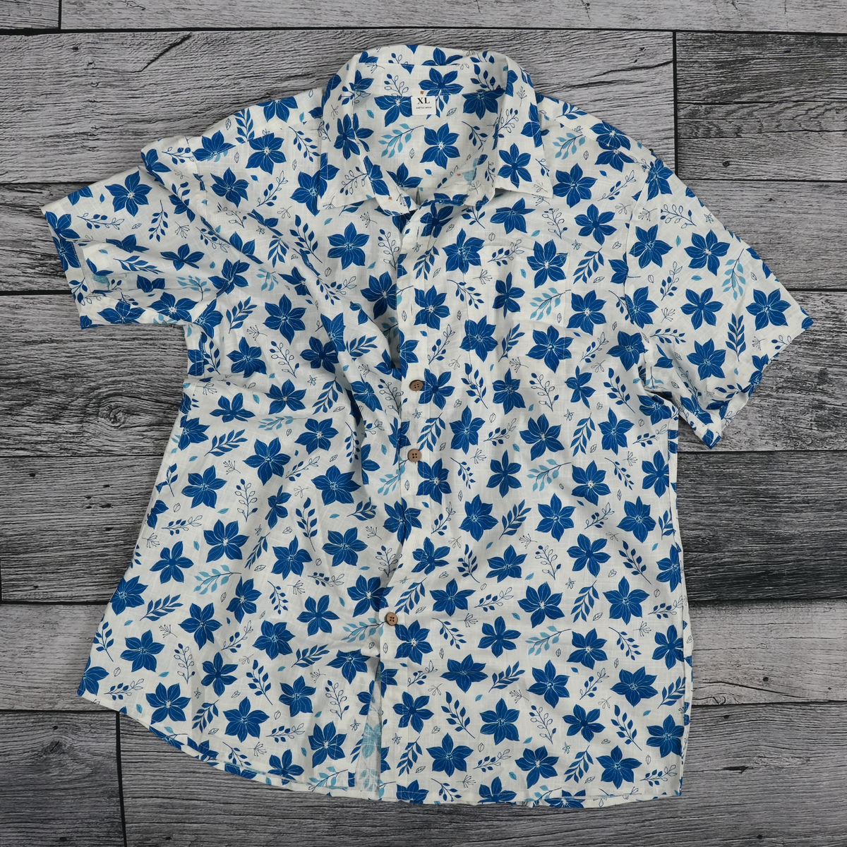 Scattered Florals Button-Up Shirt