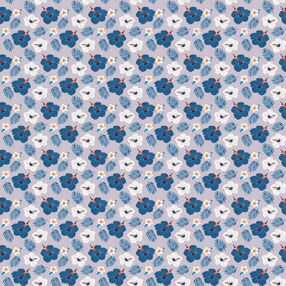 Aloha Haze Floral Midi Dress with Pockets