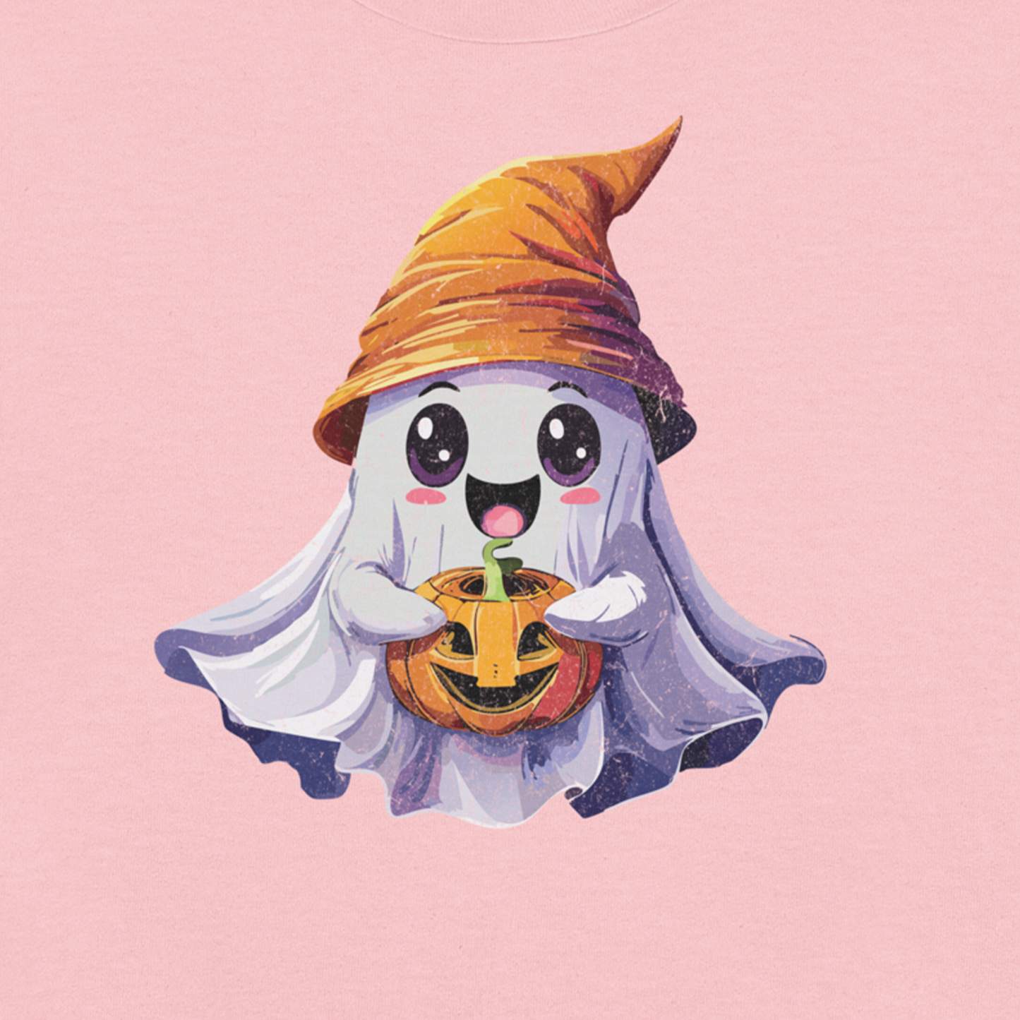 Spooky Sweet Ghost Youth Halloween T-Shirt