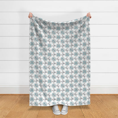 Teal Tapestry Fabric