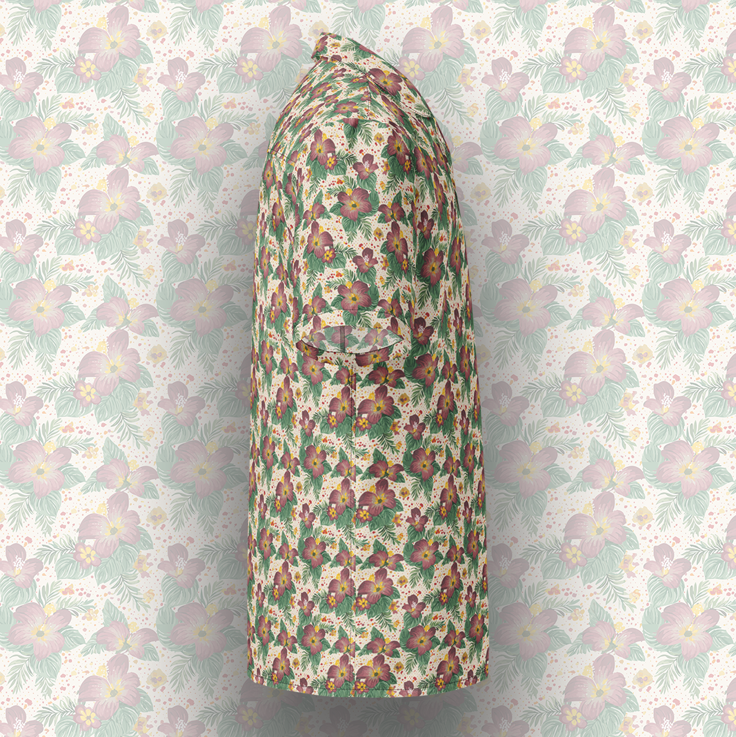 Velvet Tropics Button Up Shirt