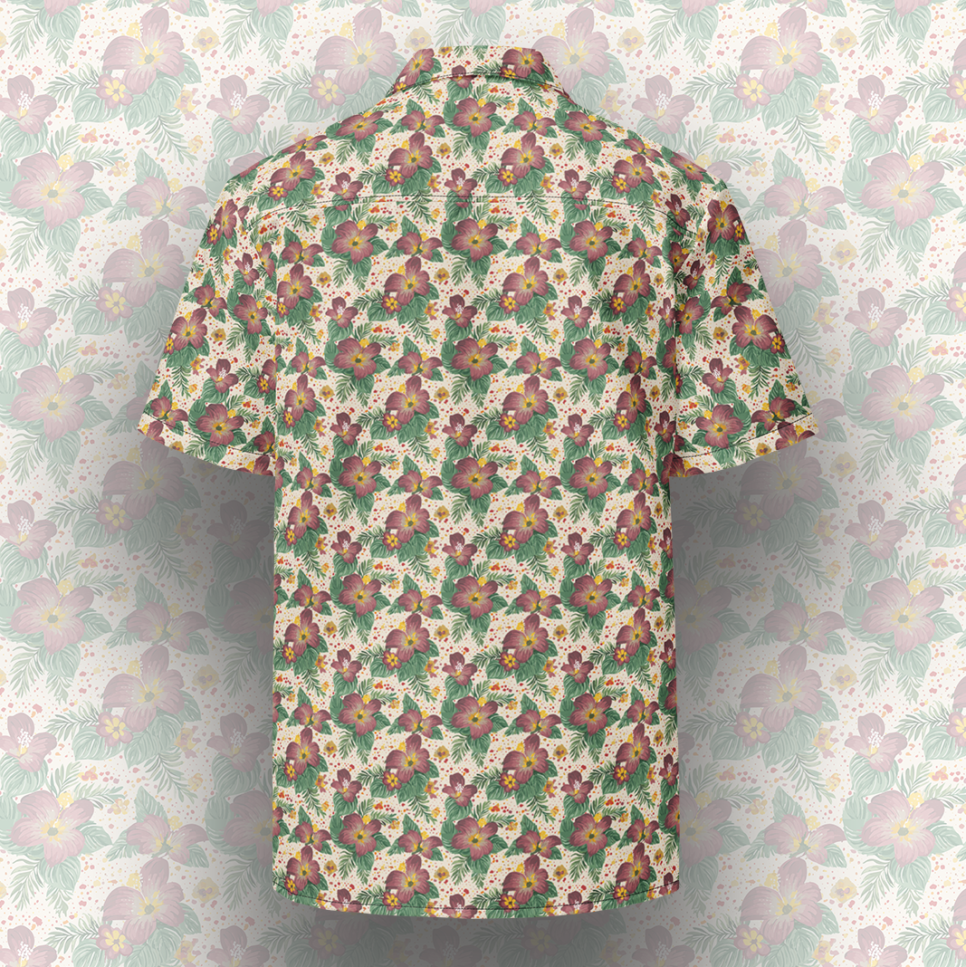 Velvet Tropics Button Up Shirt