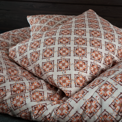 Vine Mosaic Duvet Cover Set - 125（gsm）