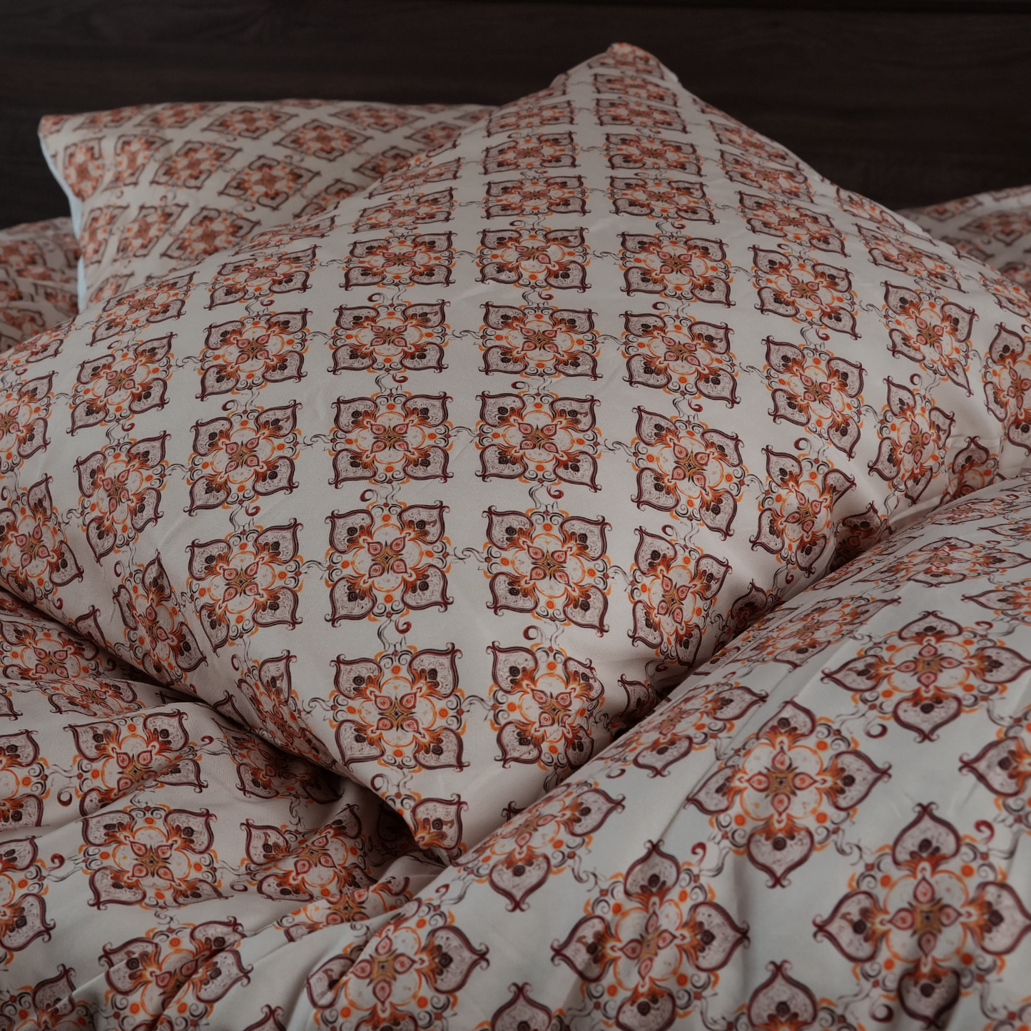 Vine Mosaic Duvet Cover Set - 125（gsm）