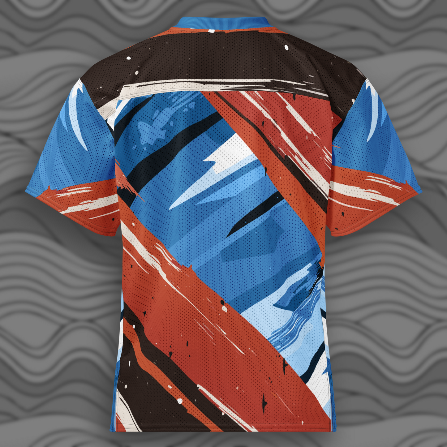 Diagonal Fury American football unisex jersey for Men and Women