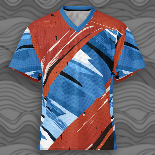 Diagonal Fury American football unisex jersey for Men and Women