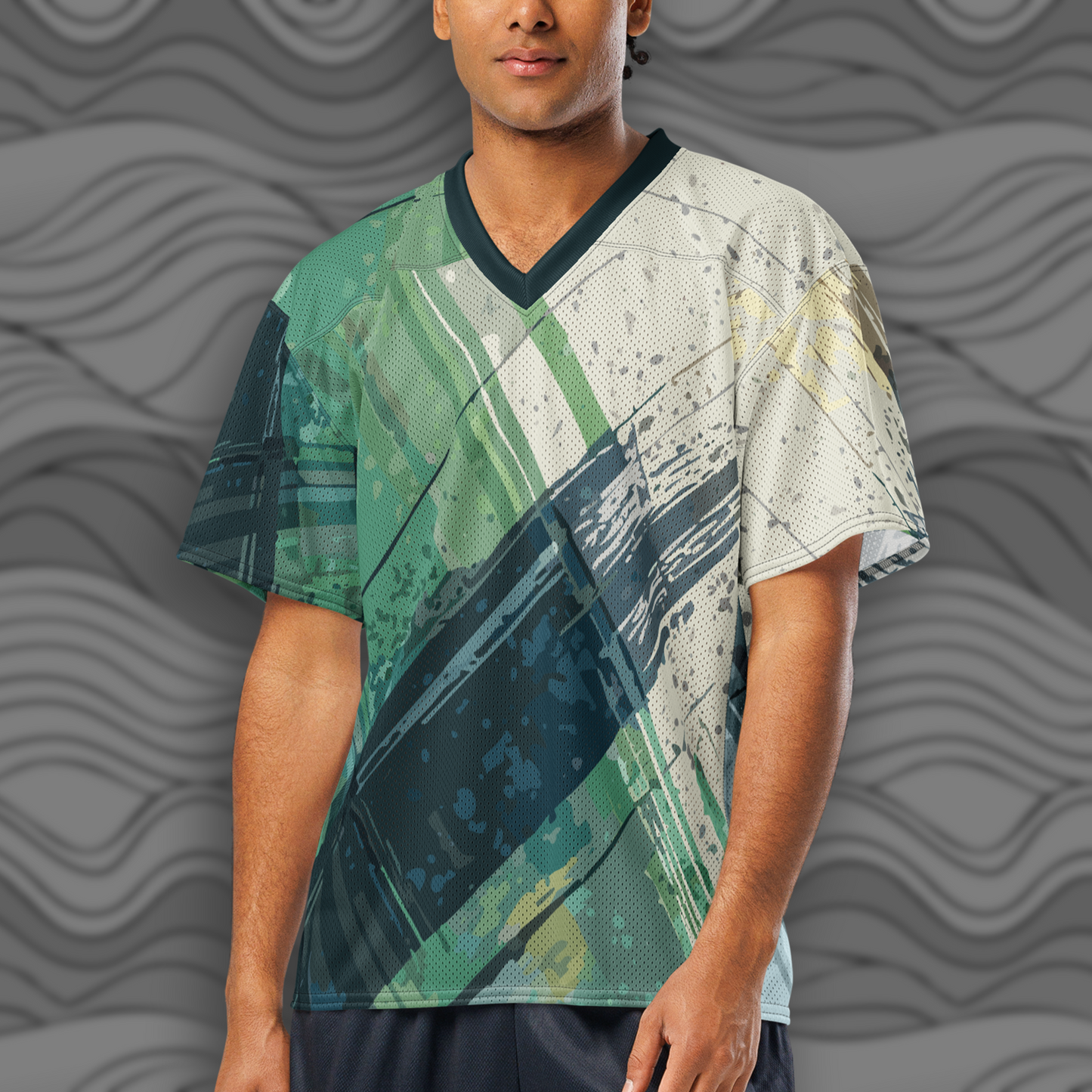 Neon Fade American football unisex jersey for Men and Women