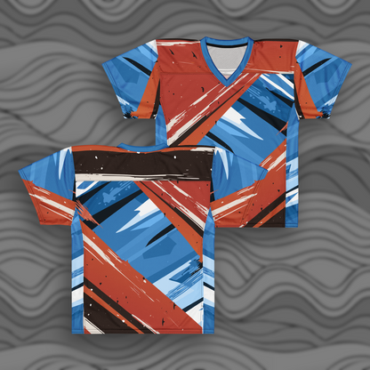 Diagonal Fury American football unisex jersey for Men and Women