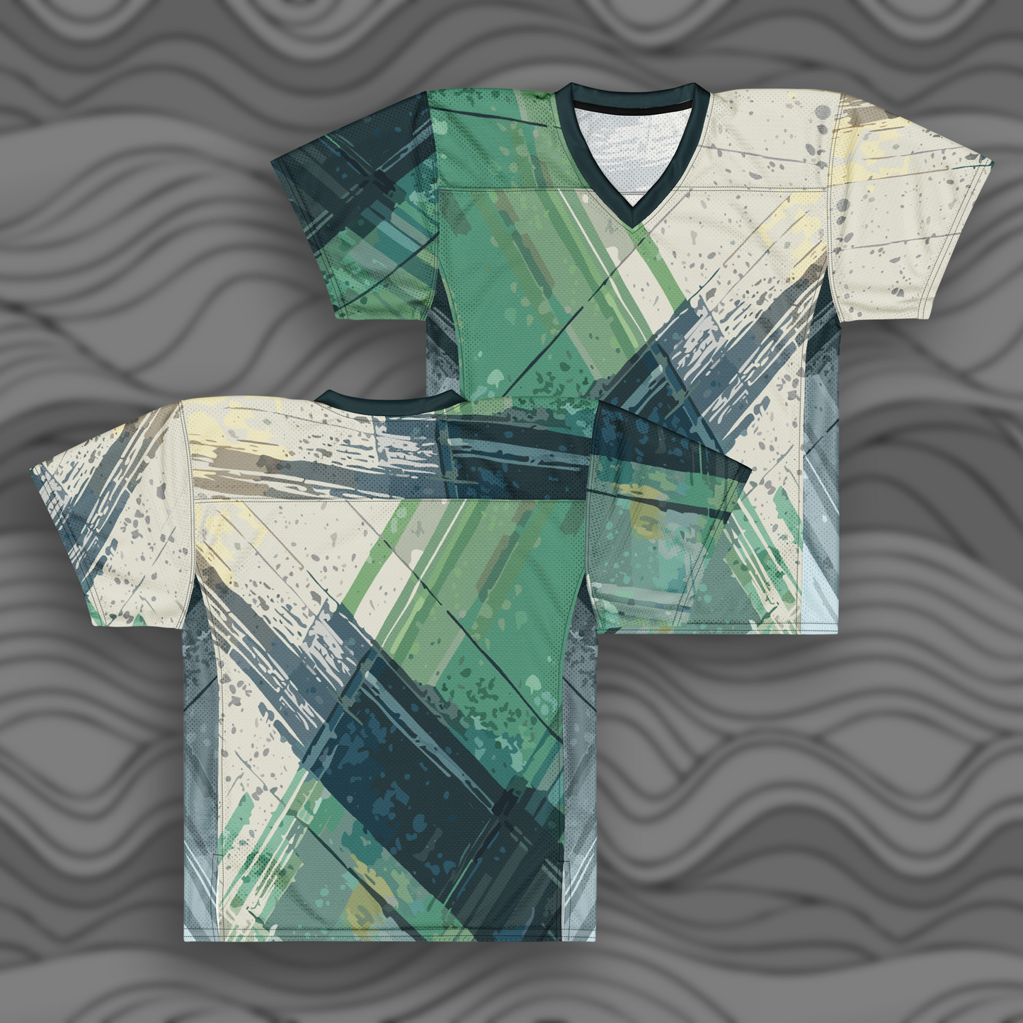 Neon Fade American football unisex jersey for Men and Women