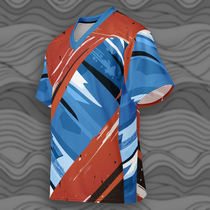 Diagonal Fury American football unisex jersey for Men and Women