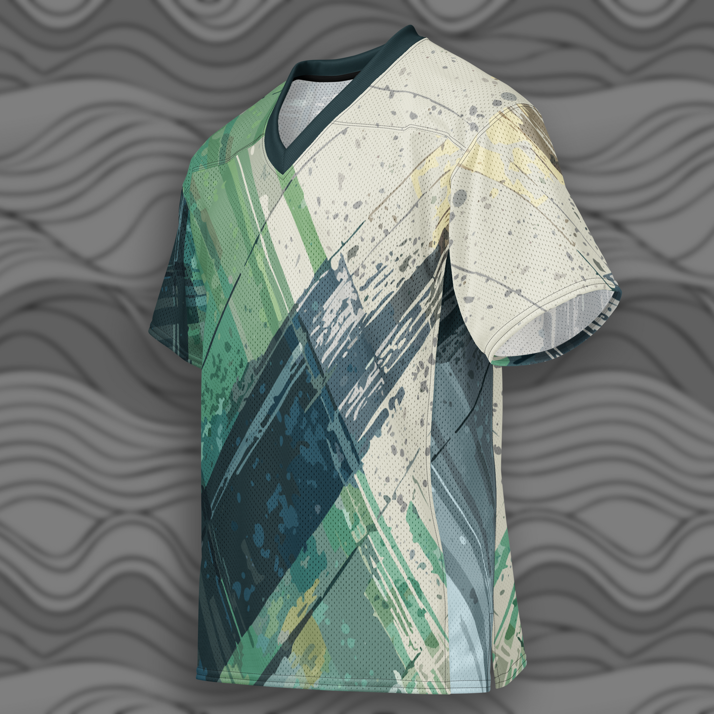 Neon Fade American football unisex jersey for Men and Women