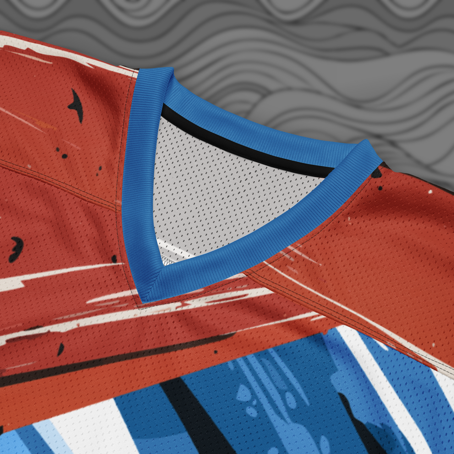 Diagonal Fury American football unisex jersey for Men and Women