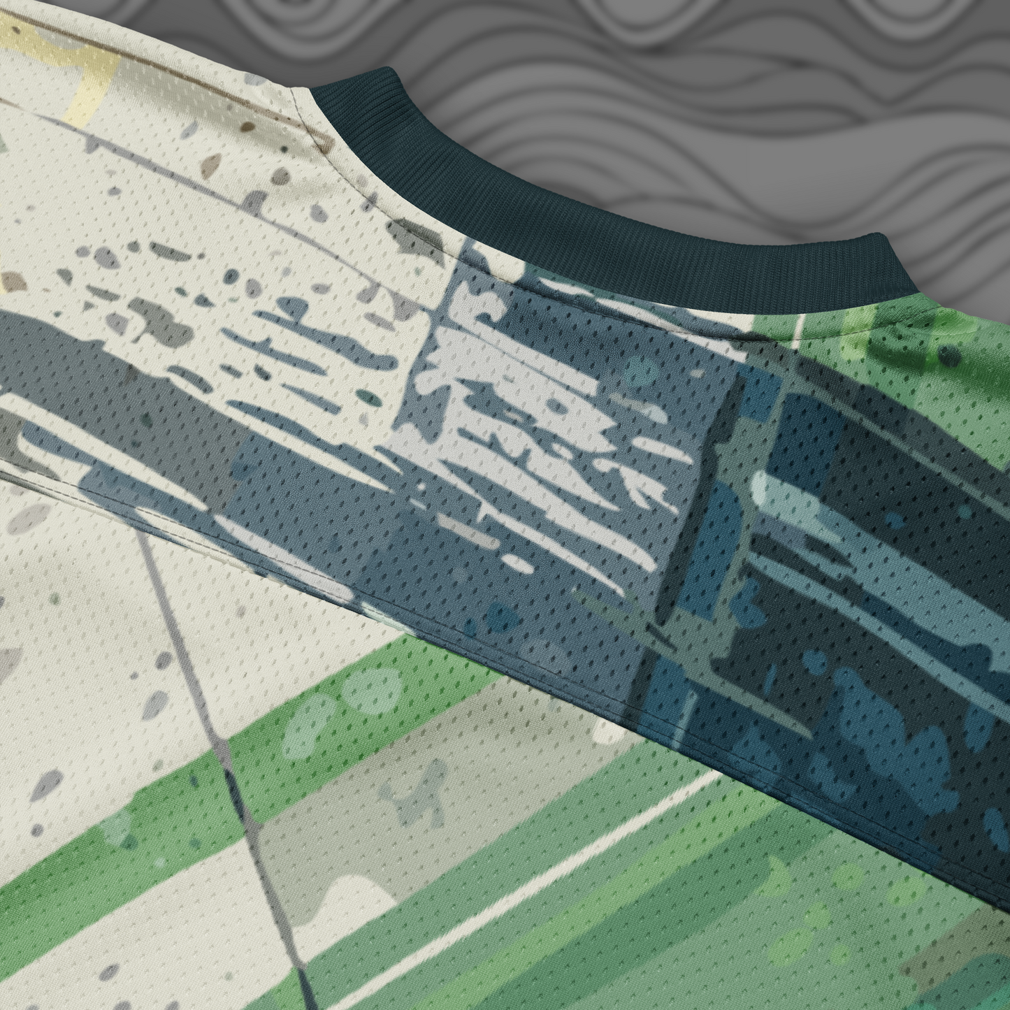 Neon Fade American football unisex jersey for Men and Women