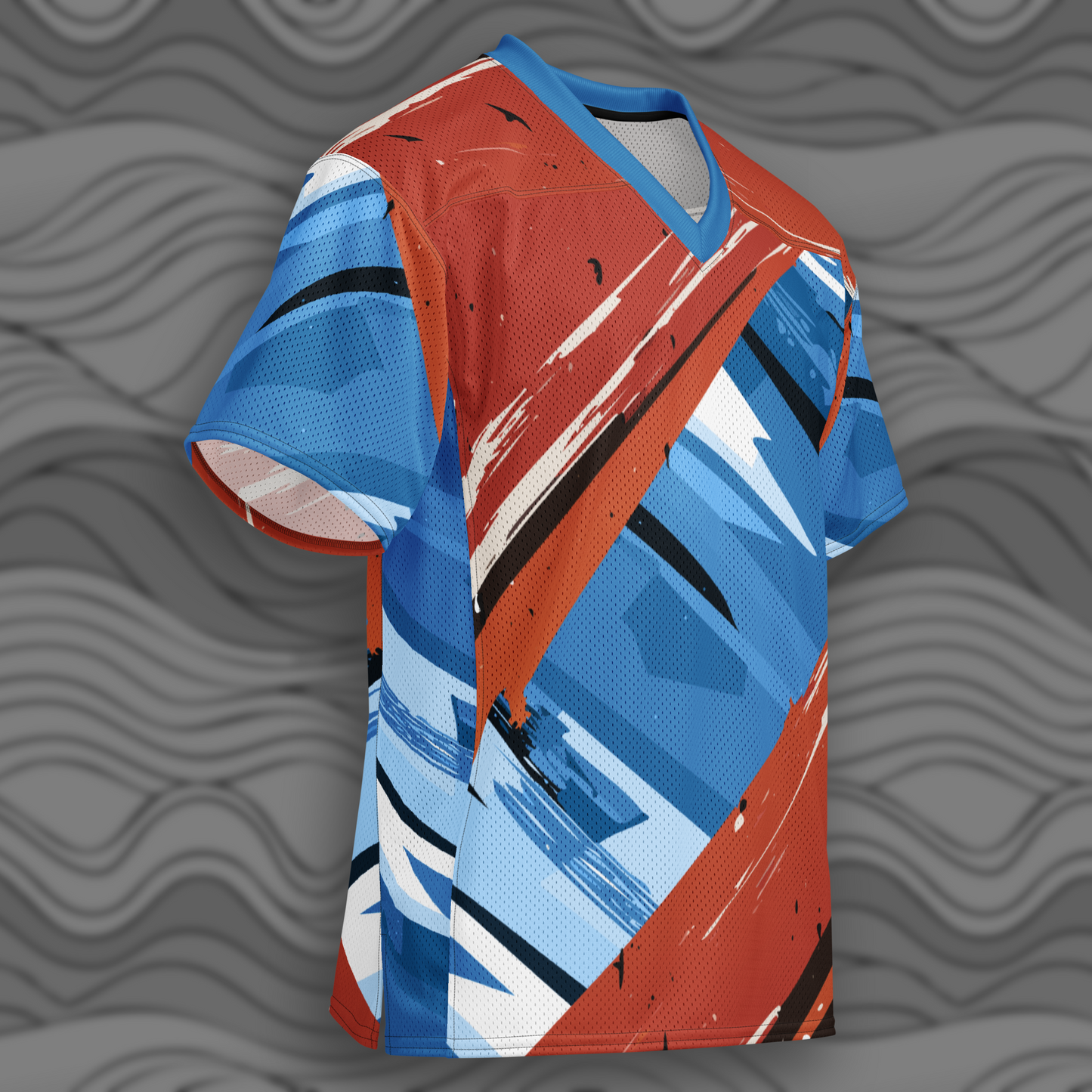 Diagonal Fury American football unisex jersey for Men and Women