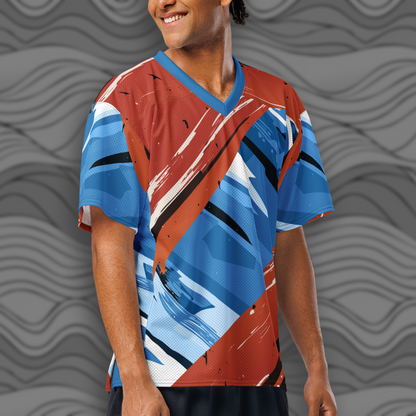 Diagonal Fury American football unisex jersey for Men and Women