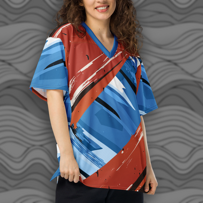 Diagonal Fury American football unisex jersey for Men and Women