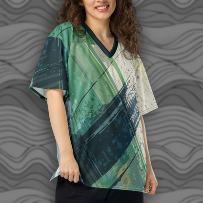 Neon Fade American football unisex jersey for Men and Women