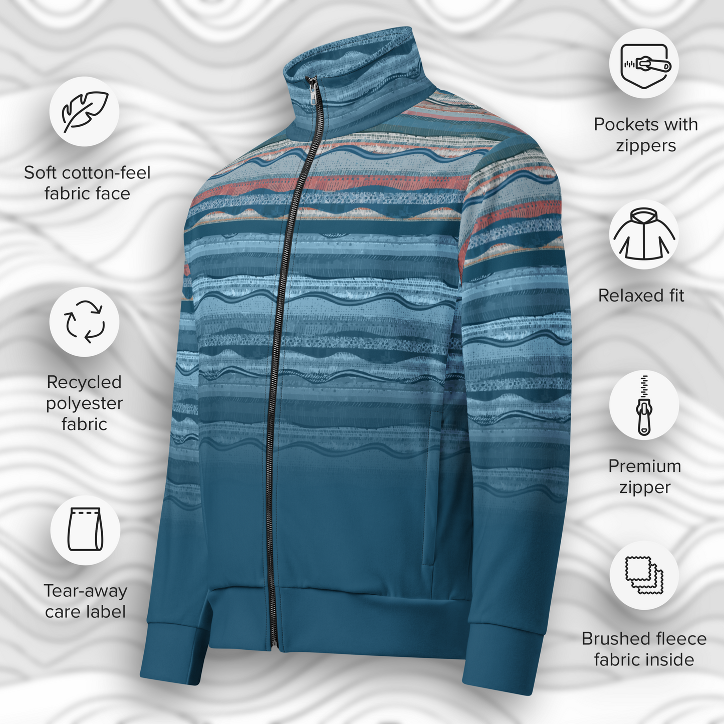Palette Drift Unisex track jacket