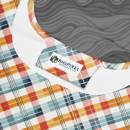 Vintage Plaid Skater Dress Ideal for Summer Parties and Casual Outings