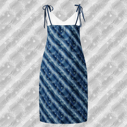 Featherlight Tides Midi Dress