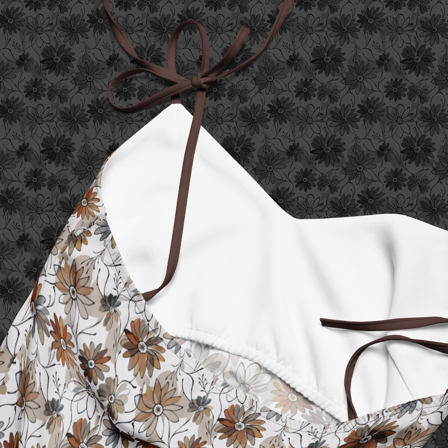 Rustleaf Sketch floral Midi Dress