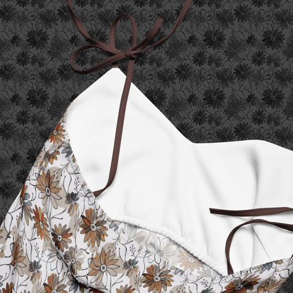 Rustleaf Sketch floral Midi Dress
