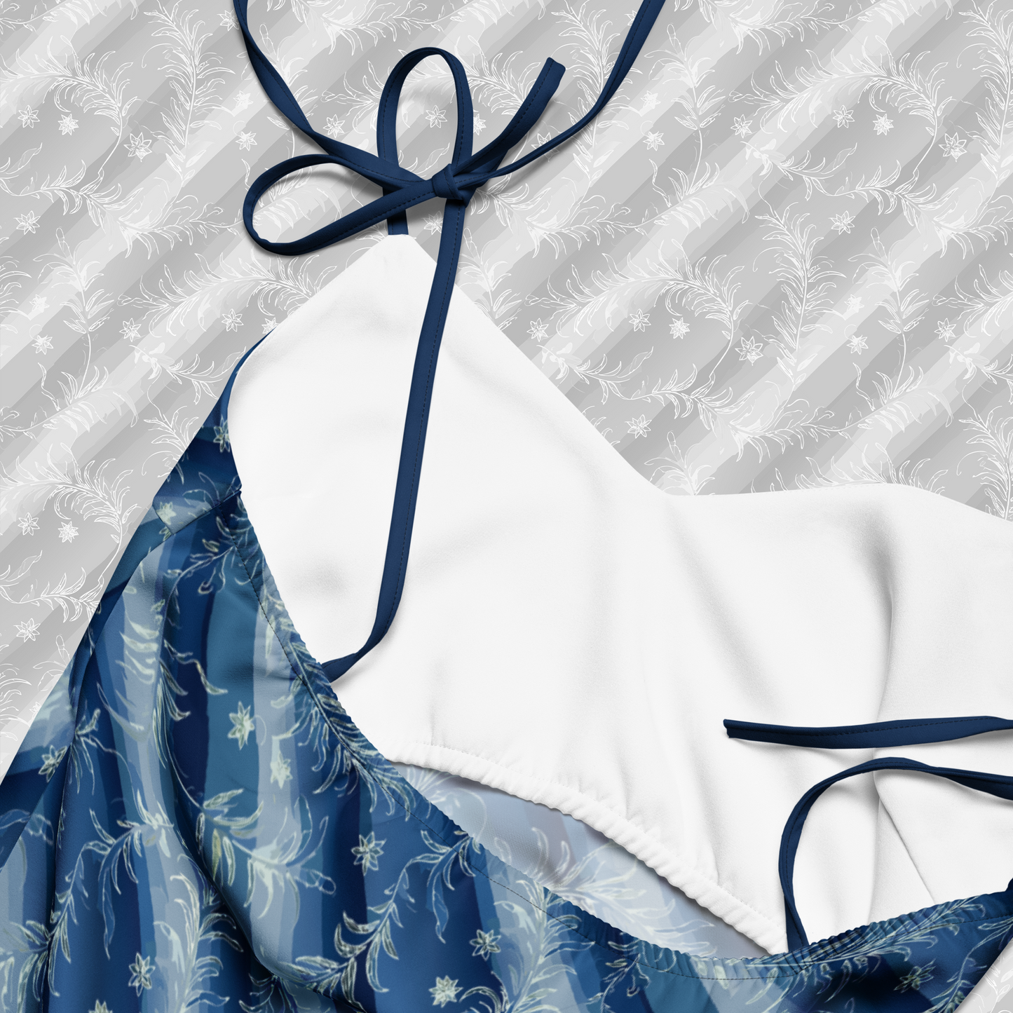 Featherlight Tides Midi Dress
