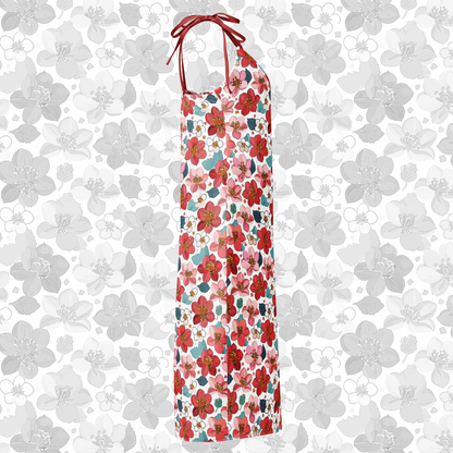 Roselle Mist Floral Midi Dress