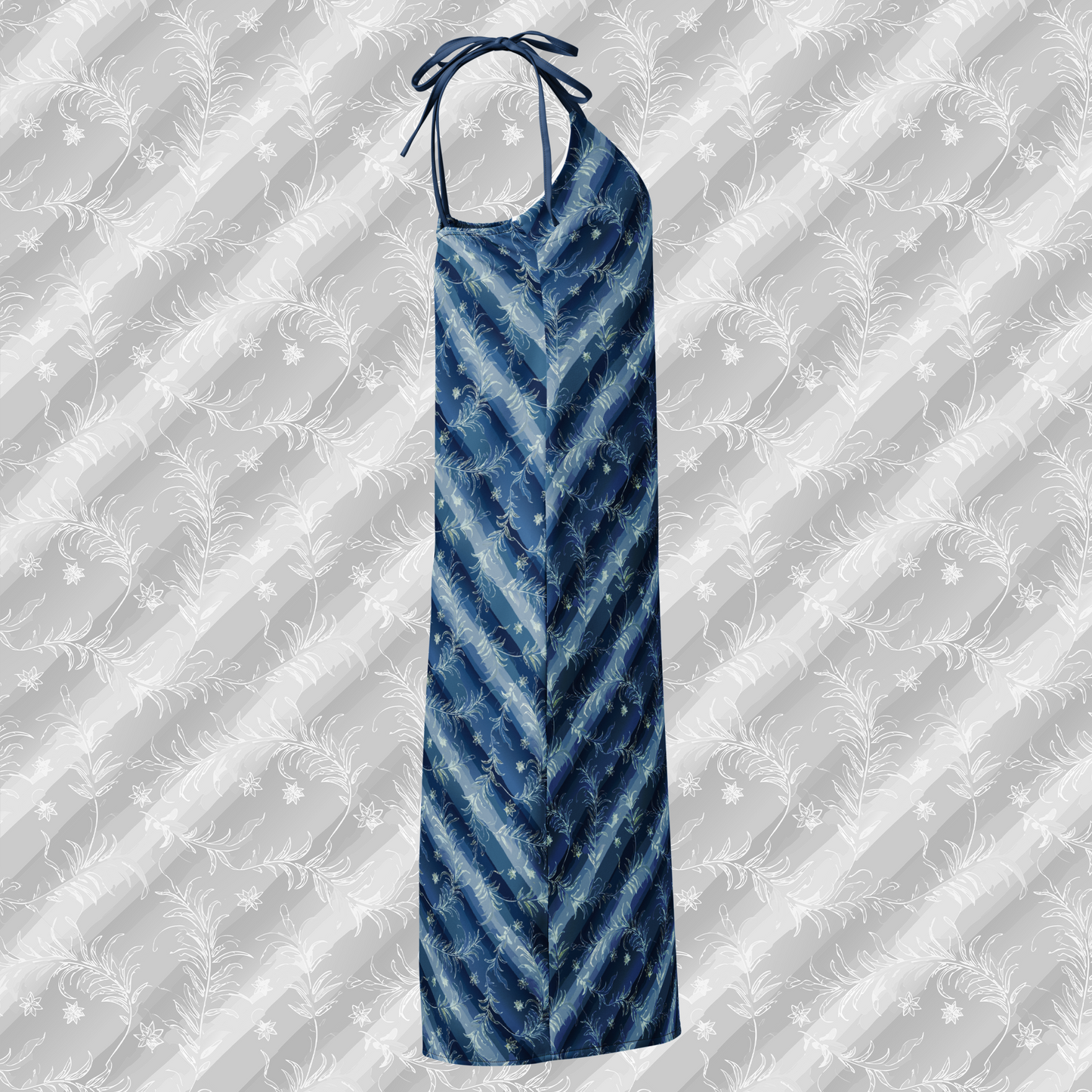 Featherlight Tides Midi Dress