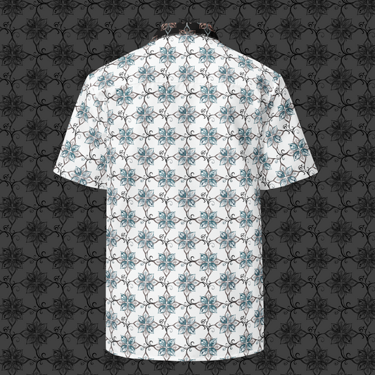 Teal Tapestry Button Up Shirt