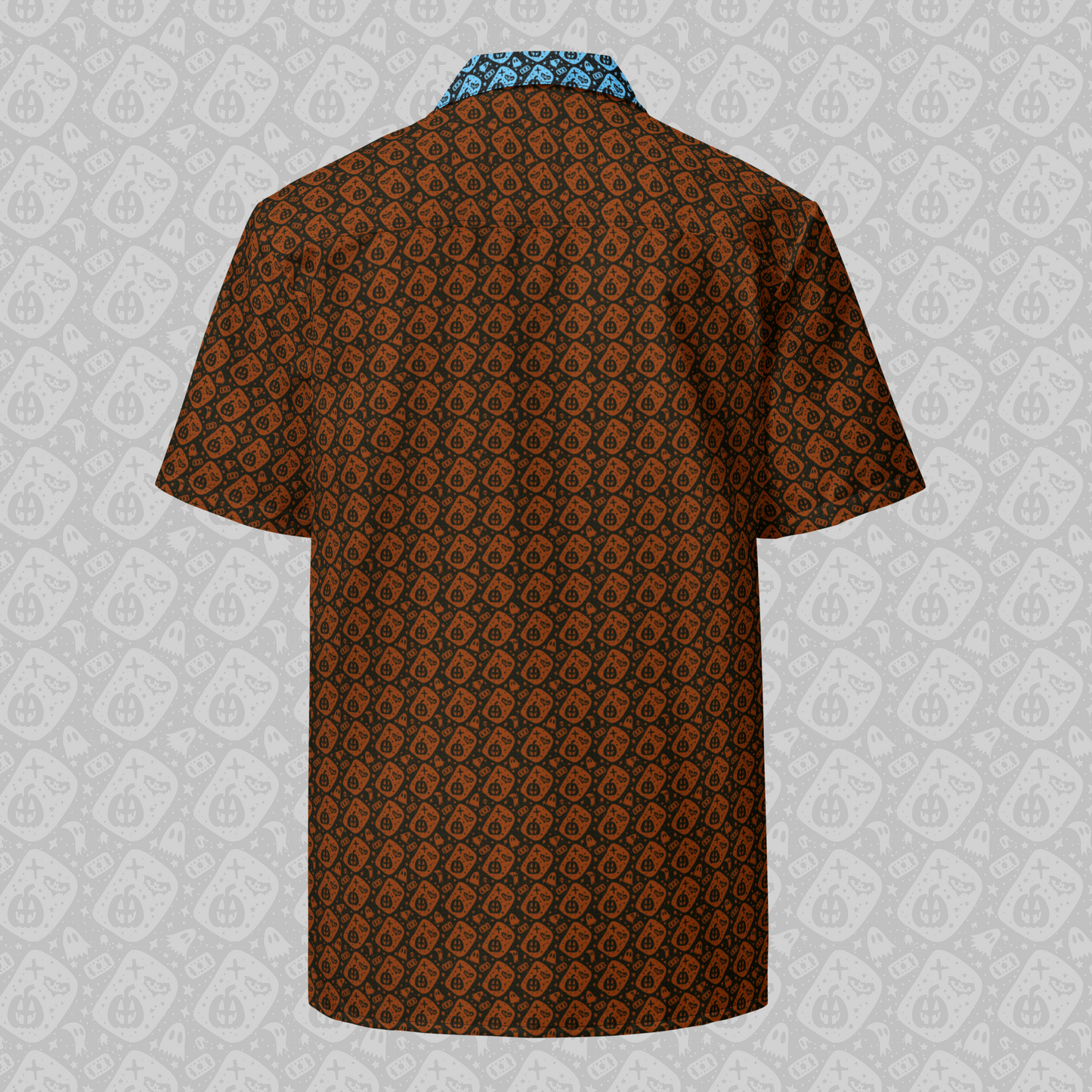 Stars Spirits Halloween Button Up Shirt