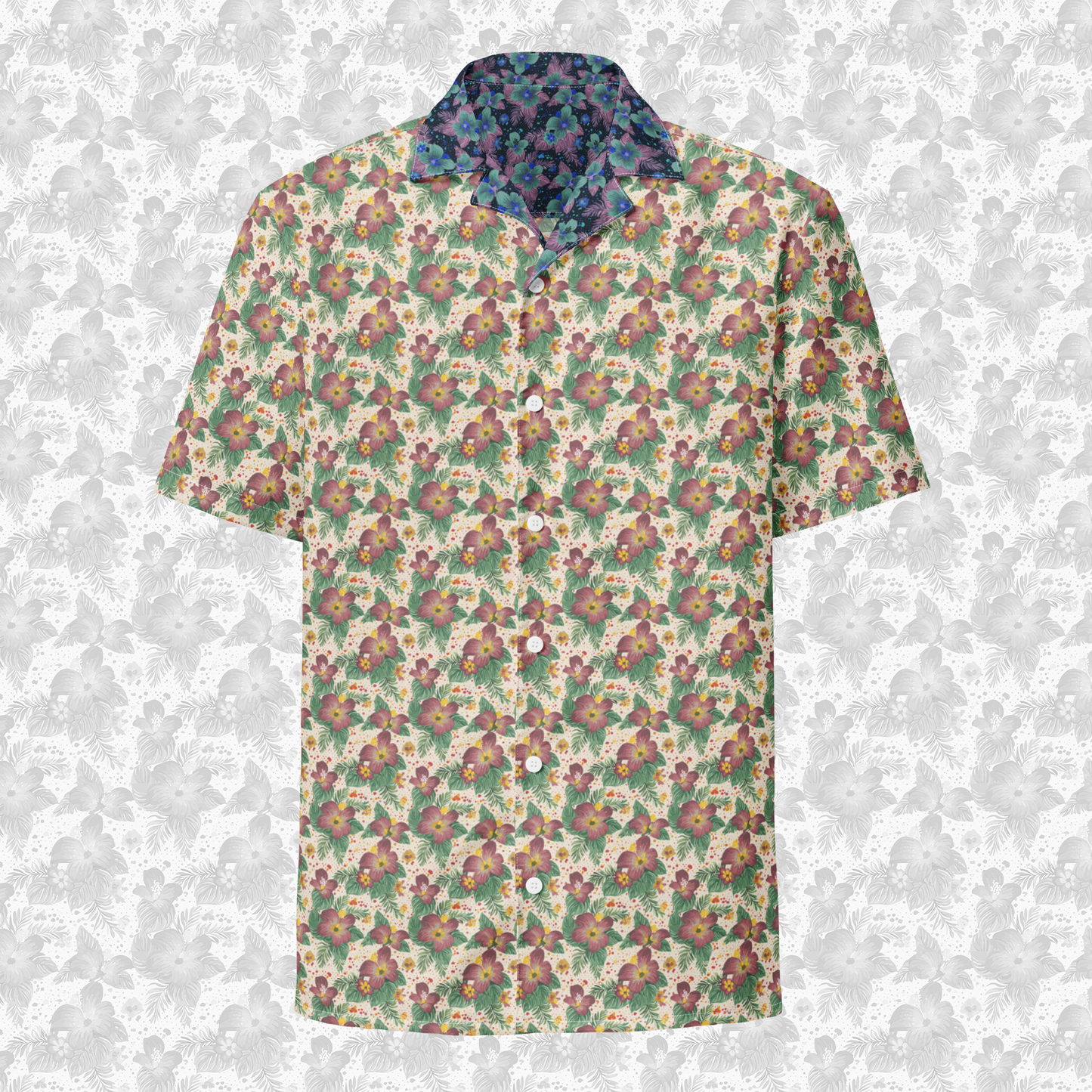Tropical Afterglow Floral Button Up Shirt