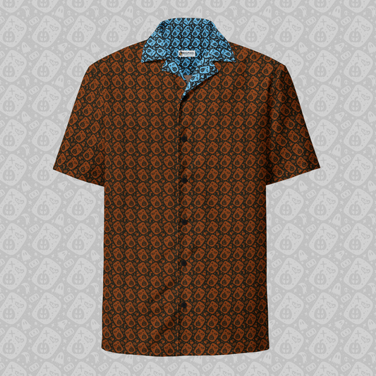 Stars Spirits Halloween Button Up Shirt