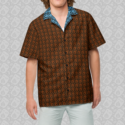 Stars Spirits Halloween Button Up Shirt