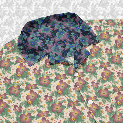 Tropical Afterglow Floral Button Up Shirt
