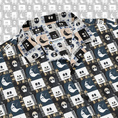 Threaded Ghost Button Up Shirt