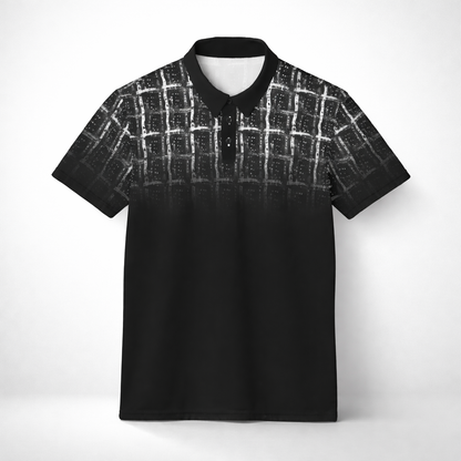 Dusk Check Unisex Polo Shirt