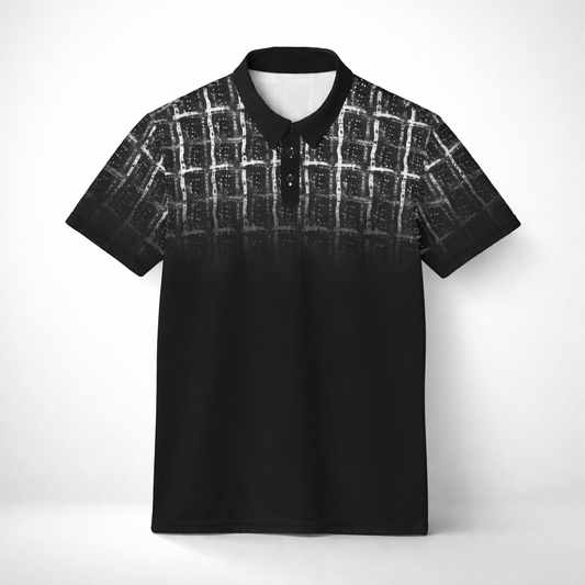 Dusk Check Unisex Polo Shirt